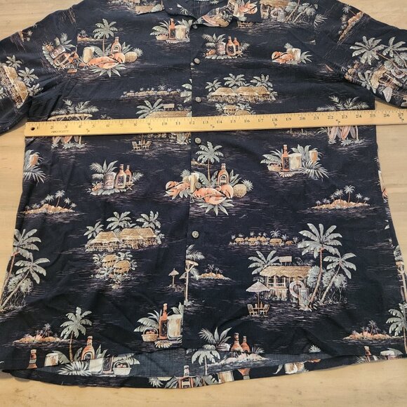 Boca Classics Hawaiian Shirt Rayon Button Up Short Sleeve Floral Aloha XL EUC - Picture 10 of 11